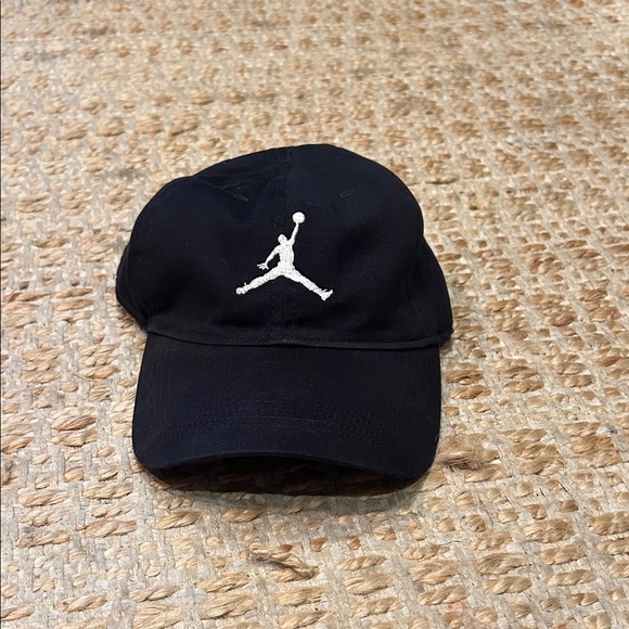 Jordan Other - Jordan Black Cap with White Jumpman Logo-Youth